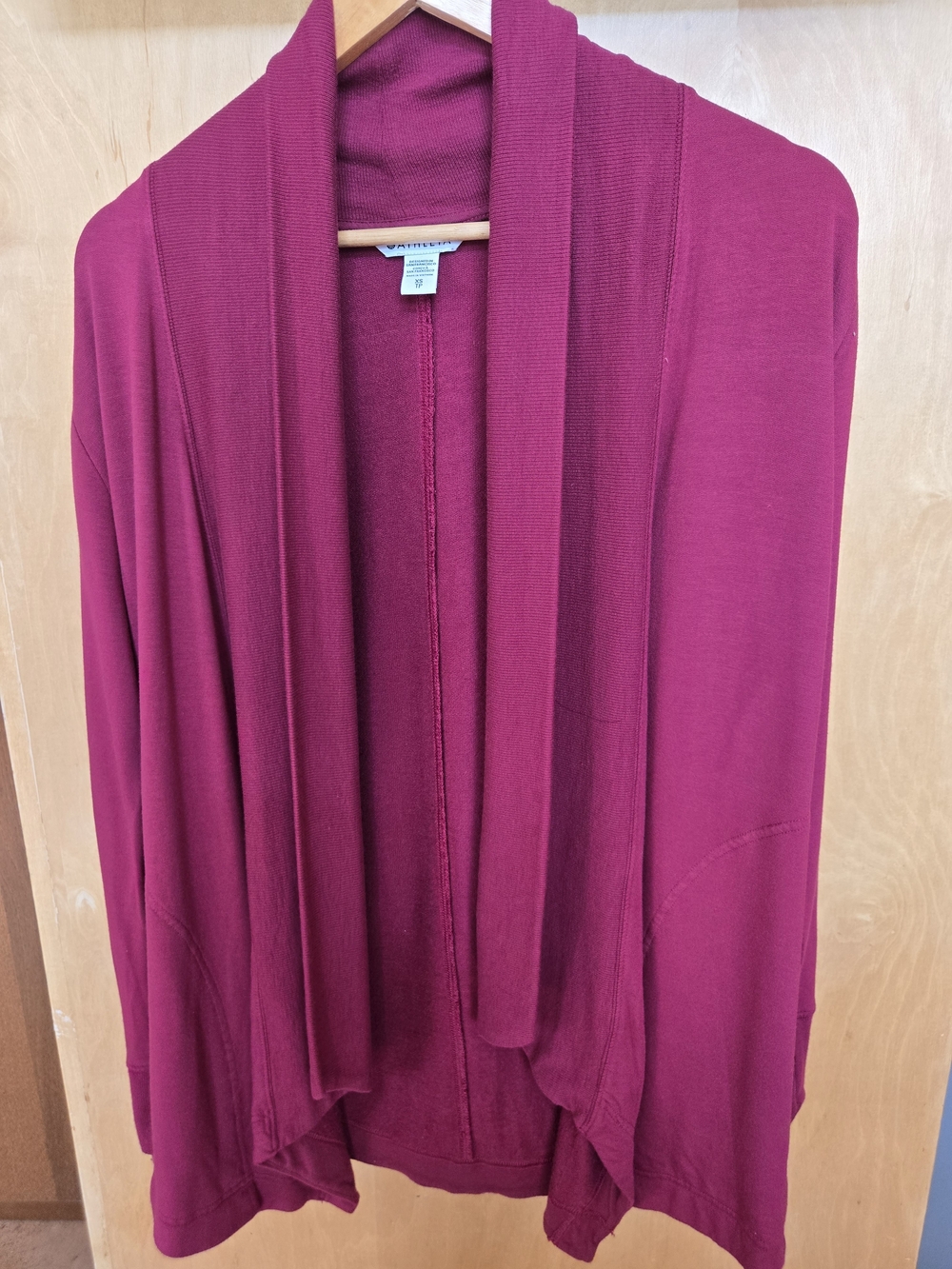 Athleta  Open-Front Draped Cardigan